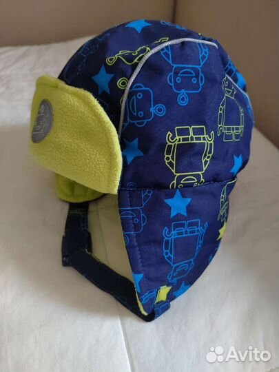 Шапка демисезонная для мальчика р-р 46