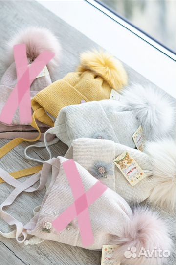 Детская шапка для девочки