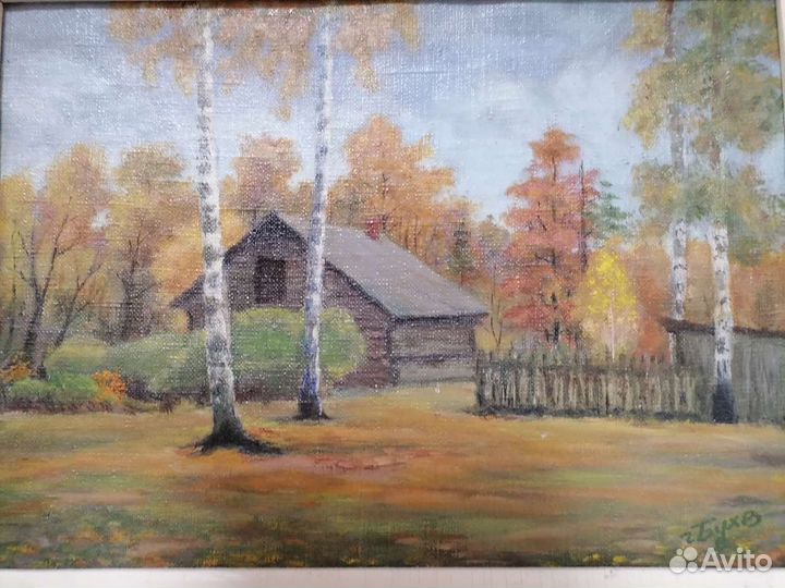 Картина маслом на холсте пейзаж