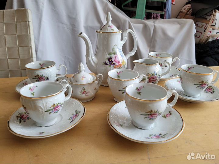 Сервиз чайно-кофейный сервиз Чехия Бернадот