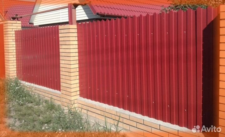 Забор из профлиста
