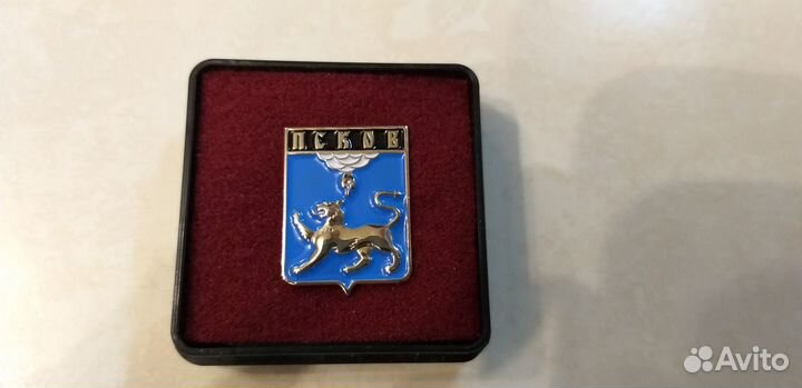 Значок герб города Псков/Pskov/ Pihkva