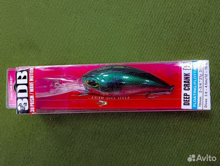 Воблер Yo Zuri Deep crank F 70мм 21г R1108-GT