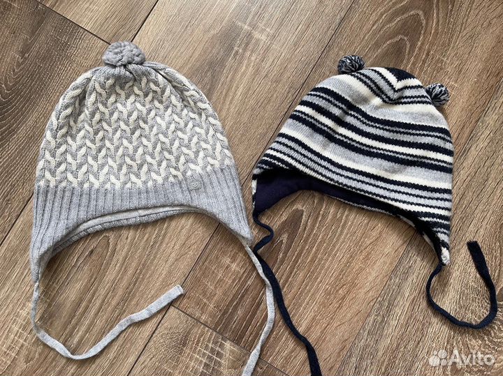 Шапка зимняя для мальчика 42-44/46-48