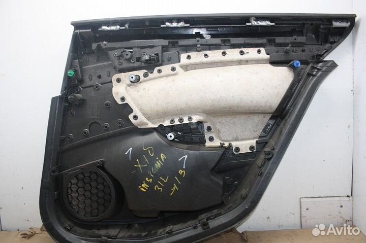 Обшивка двери задней левой opel insignia 2008