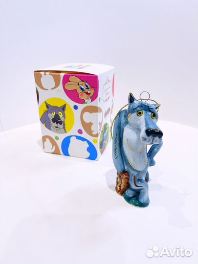 Новая елочная игрушка, волк Щас спою