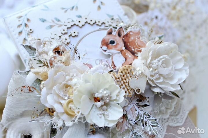 Детская тканевая открытка