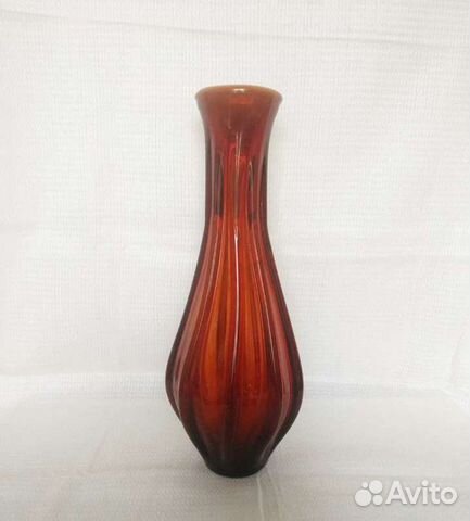 Высокая ваза для цветов Чехословакия