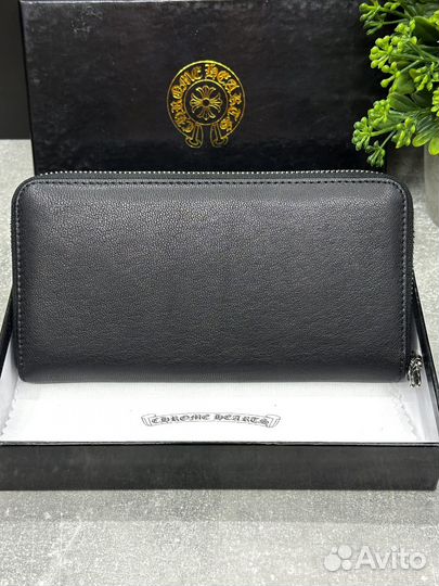 Портмоне мужское Chrome Hearts натуральная кожа