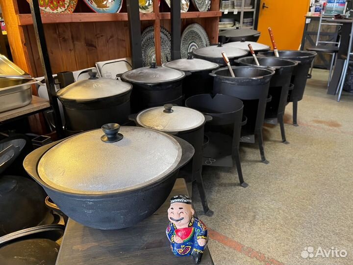 Казан чугунный узбекский 7 л Наманган