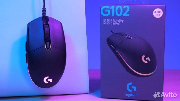 Игровая мышь Logitech g102 lightsync новая