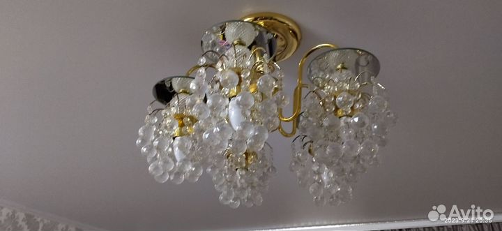 Хрустальная люстра СССР