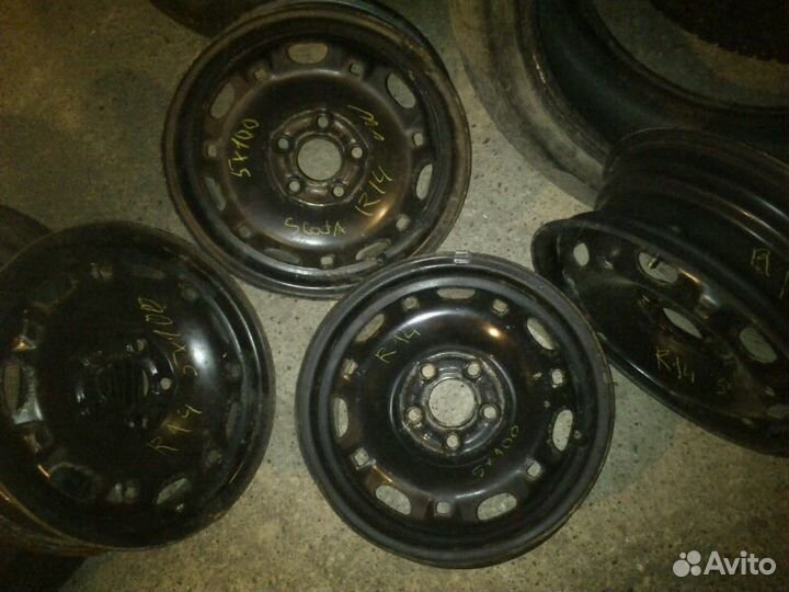 Оригинальные R14 штампы 5х100 Volkswagen Skoda Sea