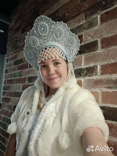 Костюм Снегурочки ручная работа
