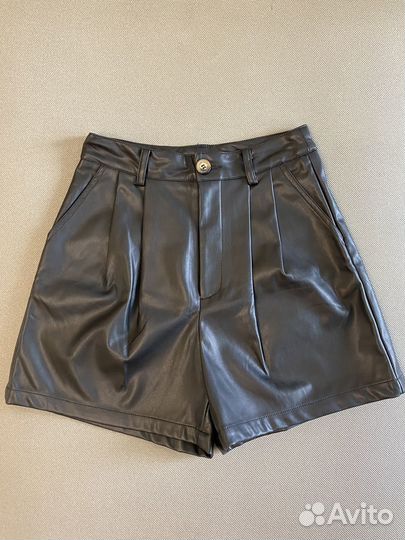 Кожаные шорты Shein рр XS