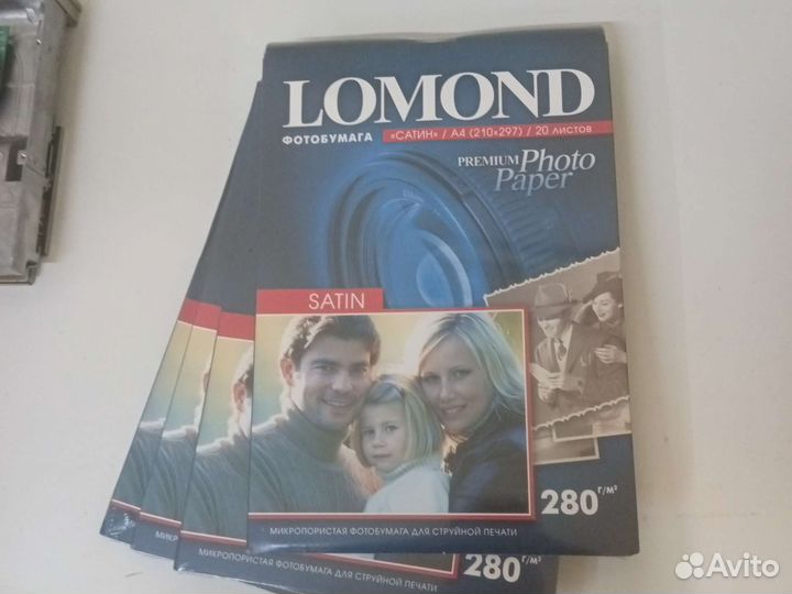 Фотобумага lomond A4 satin 280г/m2 20л