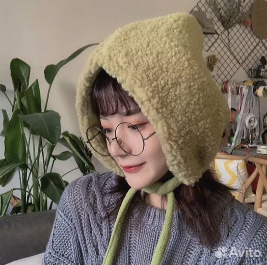 Чепчик плюшевый на флисе