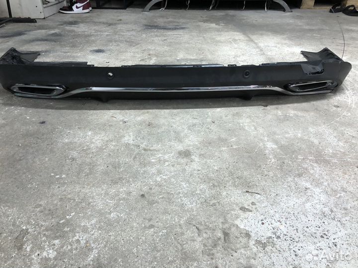 Диффузор задний mercedes cls