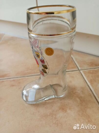 Бокал/кружка пивная в виде сапога Германия