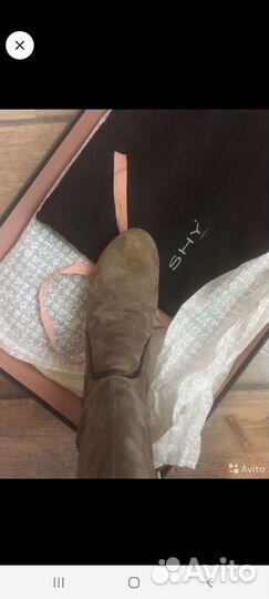 Сапоги ботфорты