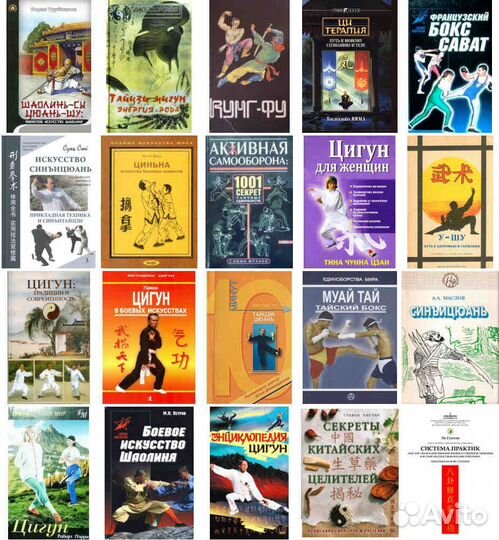 Книги по цигун и у-шу