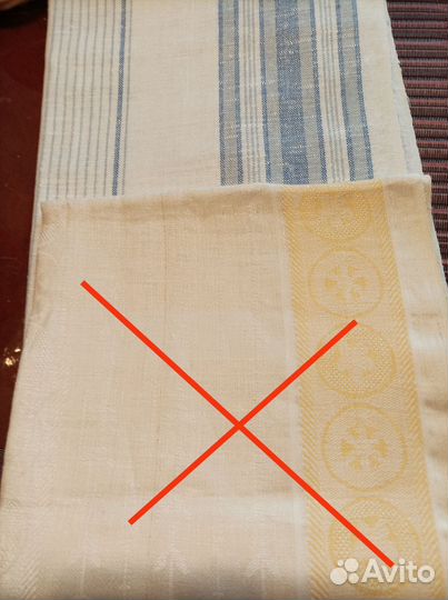 Кухонные полотенца лен