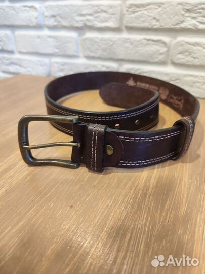 Ремень кожаный новый