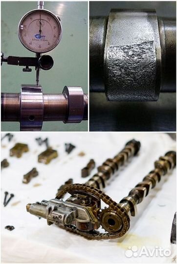 Кулачки и шейки распределительных валов двс