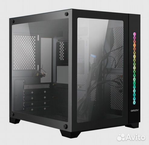 Корпус для пк Ginzzu v300 mATX закалённое стекло купить в Иркутске с ...
