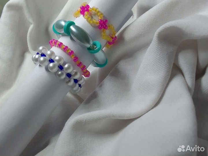Кольцо из бисера