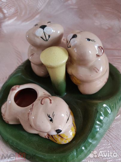 Набор для специй Хомяки Керамика Кунгур