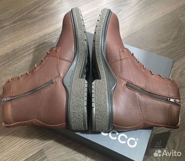 42 ботинки утепленные ecco crepetray m новые