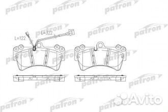 Колодки тормозные передние 190,2*106,5