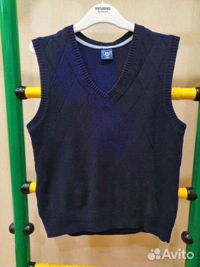 Школьный пиджак Dimark для мальчика 134-140 синий