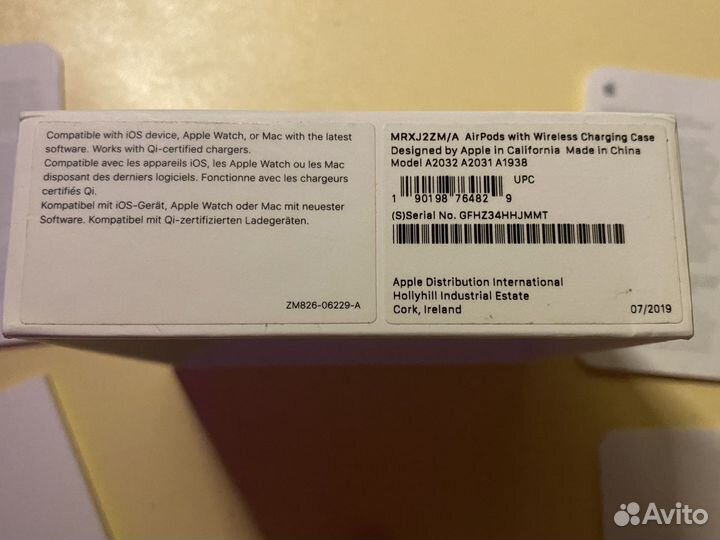 Беспроводные наушники apple airpods 2