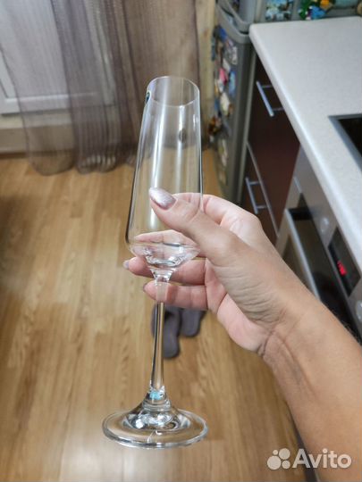 Фужеры новые Bohemia Corvus 160 мл, 6 шт