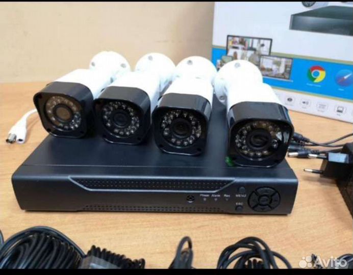 Комплект видеонаблюдения уличный