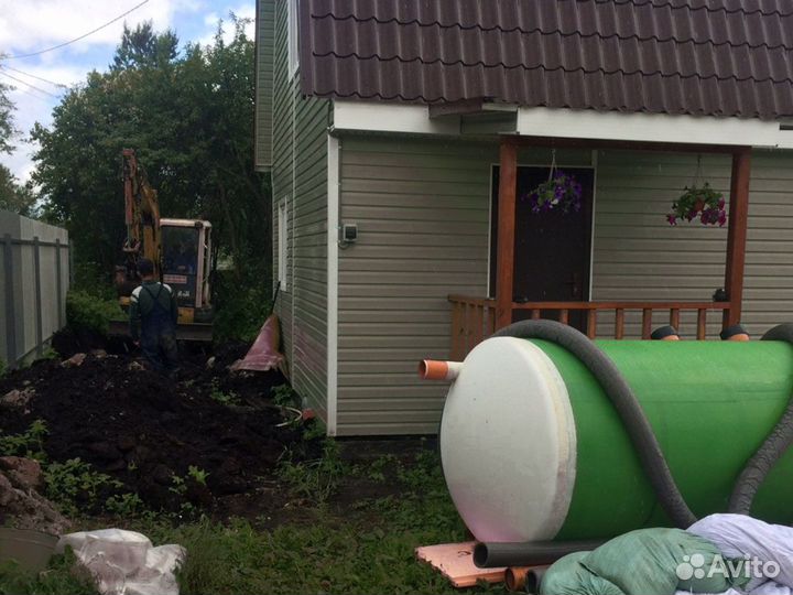 Септик био Астра 4 с переливом