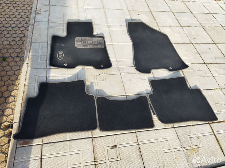 Автомобильные коврики ворсовые для киа Спортейдж 4