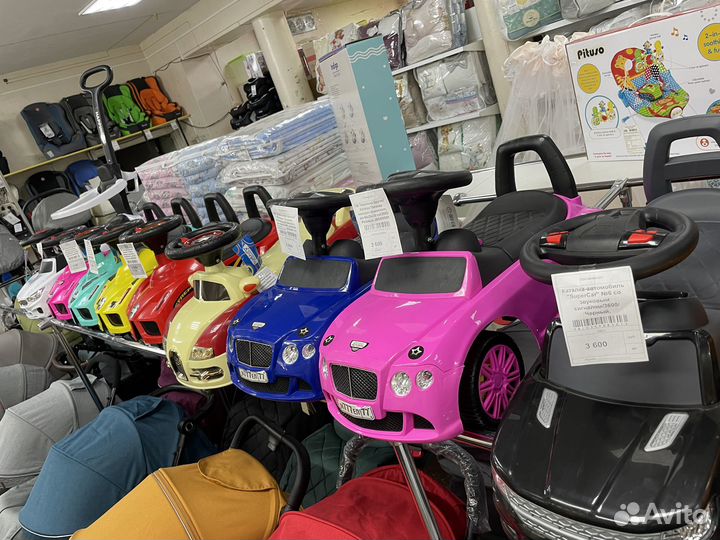 Машинка-каталка толокар пушкар