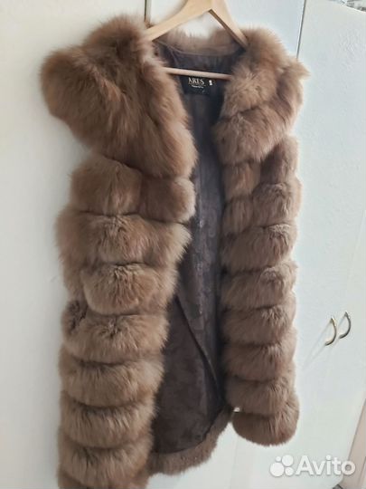 Меховая жилетка писец