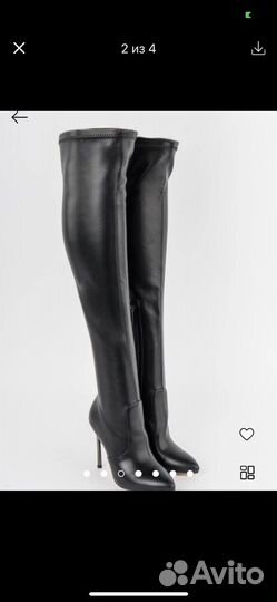 Сапоги ботфорты новые