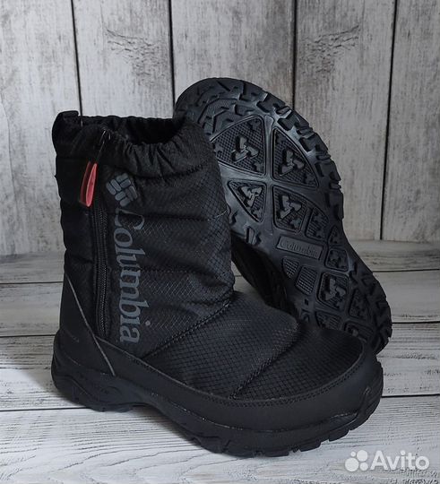 Дутики-сапожки женские на меху columbia