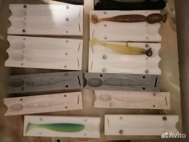 Формы для литья силиконовых приманок