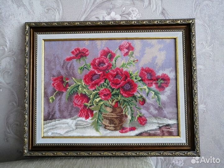 Картина вышитая крестом