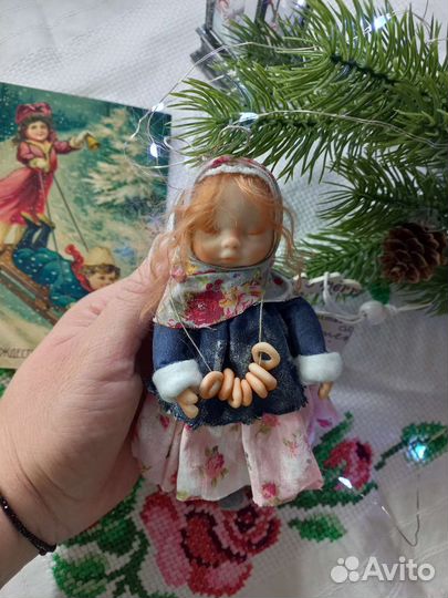 Интерьерная кукла ручной работы