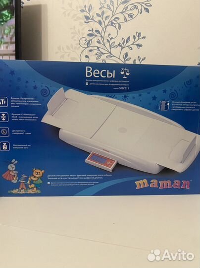 Детские весы с цифровым ростомером