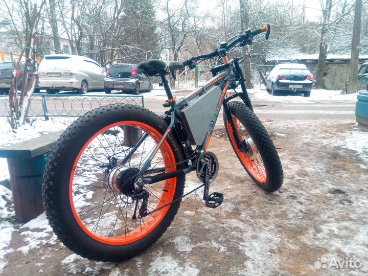 Электрофэтбайк полноприводный 2100W, 20000mAh