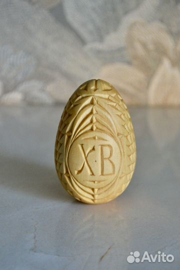 Яйцо пасхальное деревянное