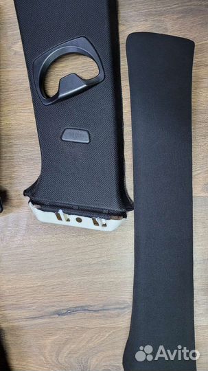 Обивка стойки потолка чёрная bmw f30